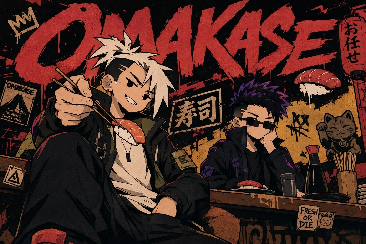 OMAKASE chefs at the counter